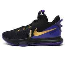 Nike 耐克 LEBRON WITNESS V EP 男/女篮球鞋CQ9381-001詹姆斯气垫实战运动篮球鞋(黑色 42.5)