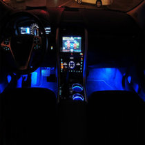 那卡 车内氛围灯 汽车装饰灯 汽车氛围灯气氛灯 脚底灯免改装99%小车通用(蓝色)