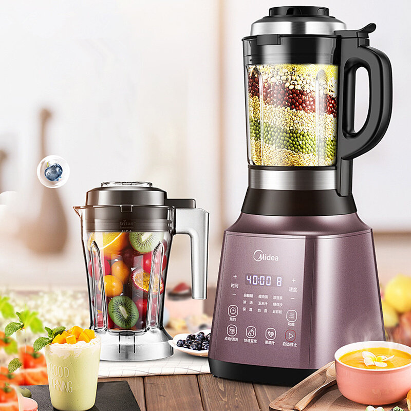 美的(midea)bl1214a破壁机 家用多功能破壁料理机 智能预约 一机多用