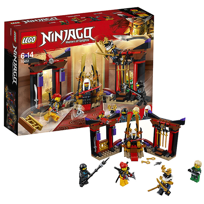 积木拼插乐高积木幻影忍者系列王座密室大决战70651返回商品页