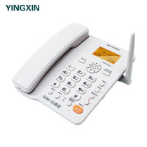 盈信（YINGXIN）插卡电话机无线固话座机 录音移动电信联通4G全网通多版本选择 手机卡家用办公 移动(GSM)版(联通WCDMA录音版（白色）)