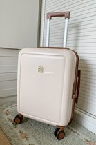 超美复古女神红色行李箱高档结婚陪嫁旅行箱静音万向轮子母拉杆箱(【8018款M标】珊瑚粉 【8018款M标子母箱】18+13)