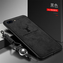 苹果8plus手机壳iPhone7Plus保护套 苹果iphone7/8plus防摔布纹软壳复古浮雕麋鹿手机套(图2)