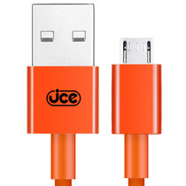 jce 安卓手机数据线充电线 USB2.0适用于小米 三星 OPPO 华为 魅族 HTC 炫彩桔 长度2M