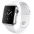 Apple Watch 智能手表（38毫米不锈钢表壳搭配白色运动型表带 MJ302CH/A）