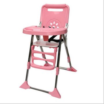 【京好】宝宝孩童餐椅 现代简约环保多功能婴儿餐桌椅 PP材质A89(红色款 长68宽48.5高102厘米)