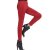 北极绒 时尚彩色靴裤 打底裤 女士显瘦修身提臀外穿靴裤 裤子(红色 170)