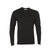 范思哲Versace男式V领T恤 男款圆领套头纯棉长袖t恤81710(黑色 XXL)