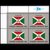 东吴收藏 联合国国旗 邮票 成员国国旗 之二(1984-1（4-1）	布隆迪	【四方连】)