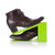普润 3个装组合立体双层收纳鞋架(绿色)
