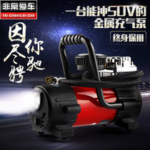非常爱车 （Fei chang ai che )大功率汽车轮胎单缸充气泵充气筒1383(气嘴+帆布包)