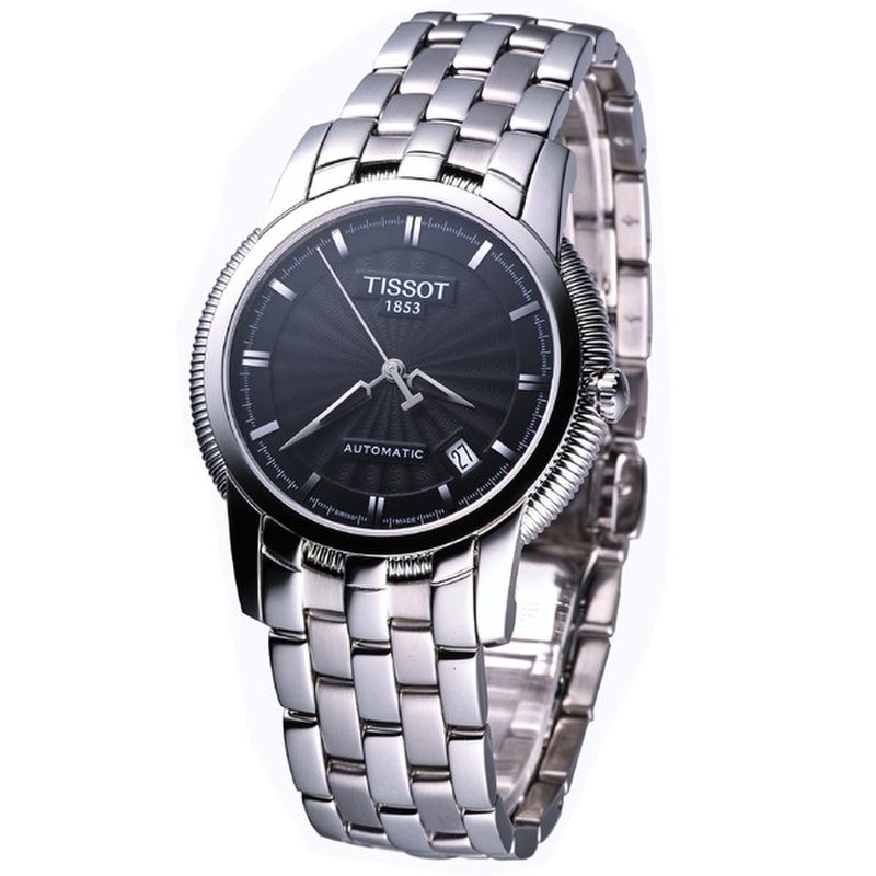 瑞士品牌表天梭tissot宝环系列简约时尚机械男表t97148351返回商品页