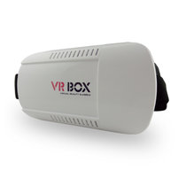 金字號VR03代vr眼镜3d虚拟现实眼镜vr视频头戴式头盔智能3d眼镜(白色a VR眼镜)