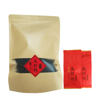 大红袍茶叶乌龙茶武夷山岩茶浓香型袋装125g(大红袍125g)
