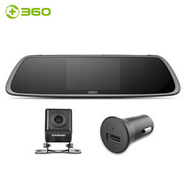 360行车记录仪m301标准版后视镜单镜头高清1080p微光夜视停车监控无线