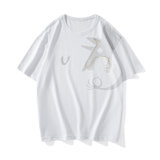 短袖t恤男2021夏季新款潮牌潮流网红半袖体恤上衣服JH9903(白色 M)