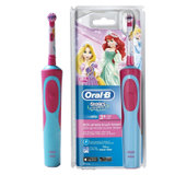 博朗 欧乐B（BRAUN）D12.513K儿童电动牙刷 oral-b充电式小孩刷牙(蓝色+粉红色 (公主款))