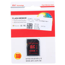 友创（ANI）16GB Class10 SDHC存储卡（Class10规格 优质品质保证 高速数据传输）