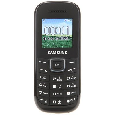 三星（SAMSUNG）E1200M GSM手机（黑色）非定制机