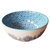 萌可陶瓷时尚日式餐具海浪花纹米饭碗4.5英寸4只碗具套装家用