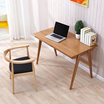 TIMI天米 实木书桌 全白橡木办公桌 日式抽屉书桌 白橡木学习桌(原木色 书桌+椅子)