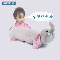 泰国天然乳胶枕护颈儿童枕头小孩学生幼儿园颈椎枕芯3-6-16岁卡通动物乳胶枕芯抱枕