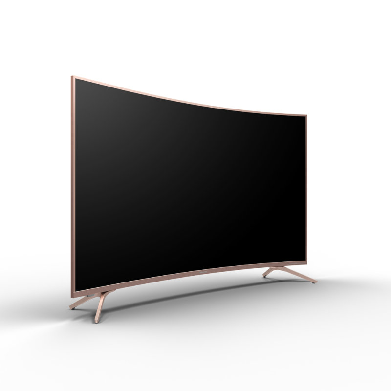 海信hisensehz65a6665英寸4k超清智能网络娥眼仿生屏曲面液晶电视机