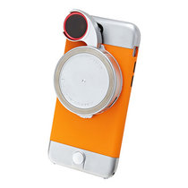 科思洛(Koziro)iphone6/6 plus/6S/6S plus 苹果 手机壳/套 思拍乐 手机镜头 4合一套装(多彩橙 iphone 6 4.7)