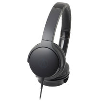 铁三角（Audio-technica）ATH-AR3iS 轻便携型耳罩式智能手机耳麦 黑色