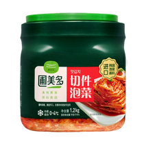 圃美多切件泡菜 1.2kg  韩式酱料 韩国泡菜 辣白菜 咸菜 下饭菜