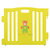 麦宝创玩 儿童游戏围栏D宝宝安全围栏学步围栏 婴儿爬行护栏栅栏护栏 宝宝玩具乐园(普通片(黄))