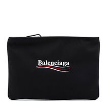 BALENCIAGA女士黑色尼龙手拿包 535334-9WB05-1000黑色 时尚百搭