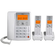 TCL D60一拖二 数字无绳电话机(白色)