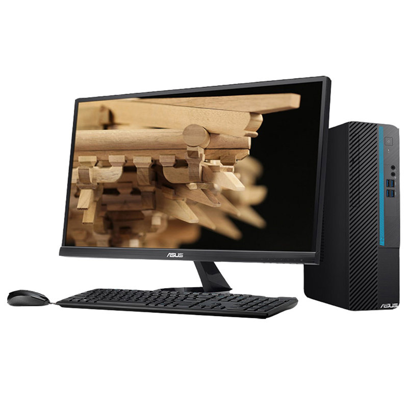 【华硕台式主机图片】华硕(asus)台式机s500sa商务家用办公学生商用