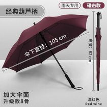 雨伞定制logo广告伞晴雨两用大号印字礼品伞男士批发订黑色长柄伞kb6(长伞钢制碰击款-枣红)