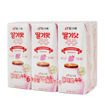 宾格瑞草莓味牛奶饮料200ml*6 国美超市甄选
