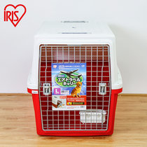 爱丽思IRIS直销 大号环保树脂 标准宠物航空箱 运送笼(白/红 ATC-870)