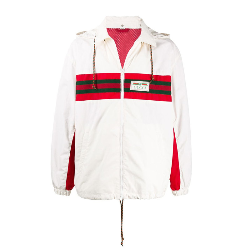 【gucci服饰图片】gucci男士白色棉外套 599935-xda0x-906148白色