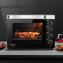 长帝 搪瓷烤箱家用烘焙多功能全自动小型面包电烤箱32升大容量(CRTF32K【赠电子食谱】)