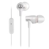 Audio Technica/铁三角 ATH-CLR100IS入耳式手机线控耳机(白色)