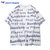ROOSTER CHAMPION法国公鸡短袖T恤男白色新款圆领满印5分半袖F21076(白色 S)