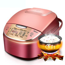美的（Midea）WRS4001B 电饭煲（4L 电脑版 一键柴火饭 圆灶釜内胆 聚能加热 可拆蒸汽阀 煲您满意）