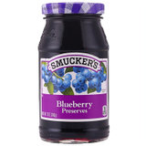 斯味可（SMUCKER'S）蓝莓果酱340g 美国进口 面包搭档