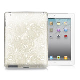 SkinAT淡雅花纹iPad23G/iPad34G背面保护彩贴