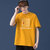 传奇保罗短袖夏季运动潮流吸汗透气时尚百搭休闲短袖T恤(M-2XL)612511(黄色 XL)