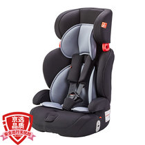 好孩子汽车儿童安全座椅欧标五点式安全带CS618-N020黑灰色 国美超市甄选