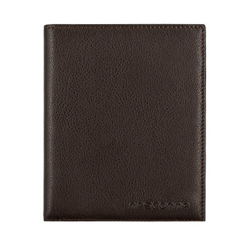 MASCOMMA头层牛皮男女护照夹 证件夹 钱夹 CA1801(棕色)
