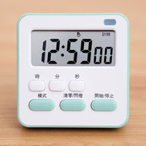 定时计时器倒提醒考研做题学生学习时间管理厨房电子多功能闹钟表7yc(高配版/抹茶绿)