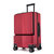 商务前置开口行李箱电脑登机旅行箱男女侧（3件/套）(红色（铝框款） 20寸)