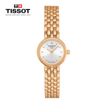 天梭（TISSOT）手表 乐爱系列1853石英小金表  瑞士手表  时尚女士钢带手表(T058.009.33.031.01)